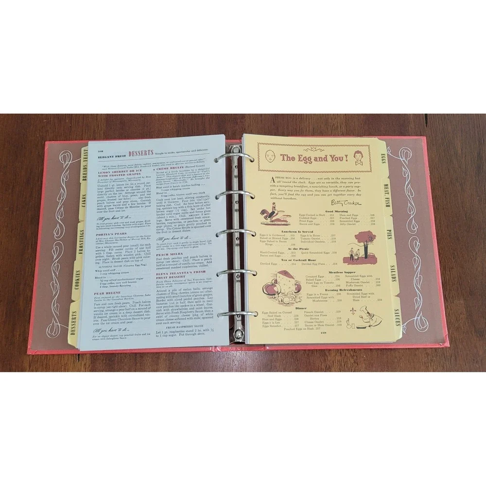 Betty Crocker's Picture Cook Book Pink‎ Binder Facsimile Edition ISBN 0028627717